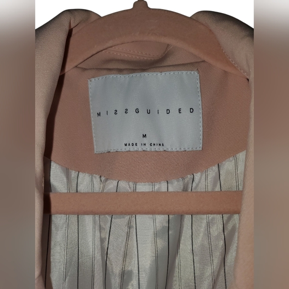 MISSGUIDED Ankle Length Longline Double Breasted Blazer - Picture 6 of 9